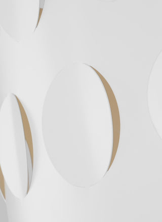 Dottie Large Flush Mount, Burnished Brass