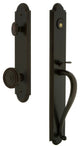 Arc 1-Piece Dummy Handleset, S Grip and Soleil Knob, Timeless Bronze, 848733