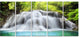 "Huai Mae Kamin Waterfall" Landscape Canvas Print, 5 Panels, 60"x28"