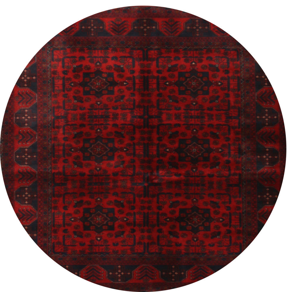 Ahgly Company Indoor Round Traditional Area Rugs, 3' Round