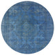 Ahgly Company Indoor Round Mid-Century Modern Area Rugs, 7' Round