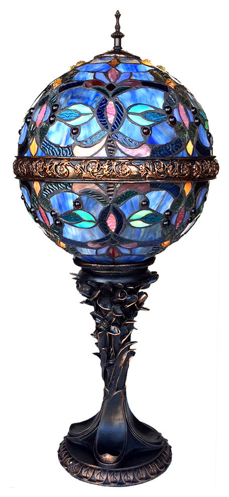 Charlize 1-Light Victorian Table Lamp 11"