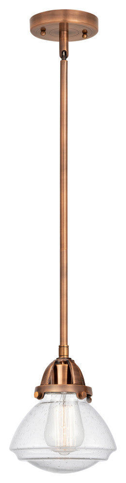 Olean Mini Pendant, Antique Copper, Seedy, Seedy
