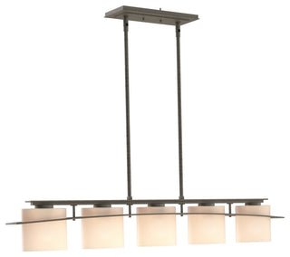Arc Ellipse 5 Light Pendant, Natural Iron Finish