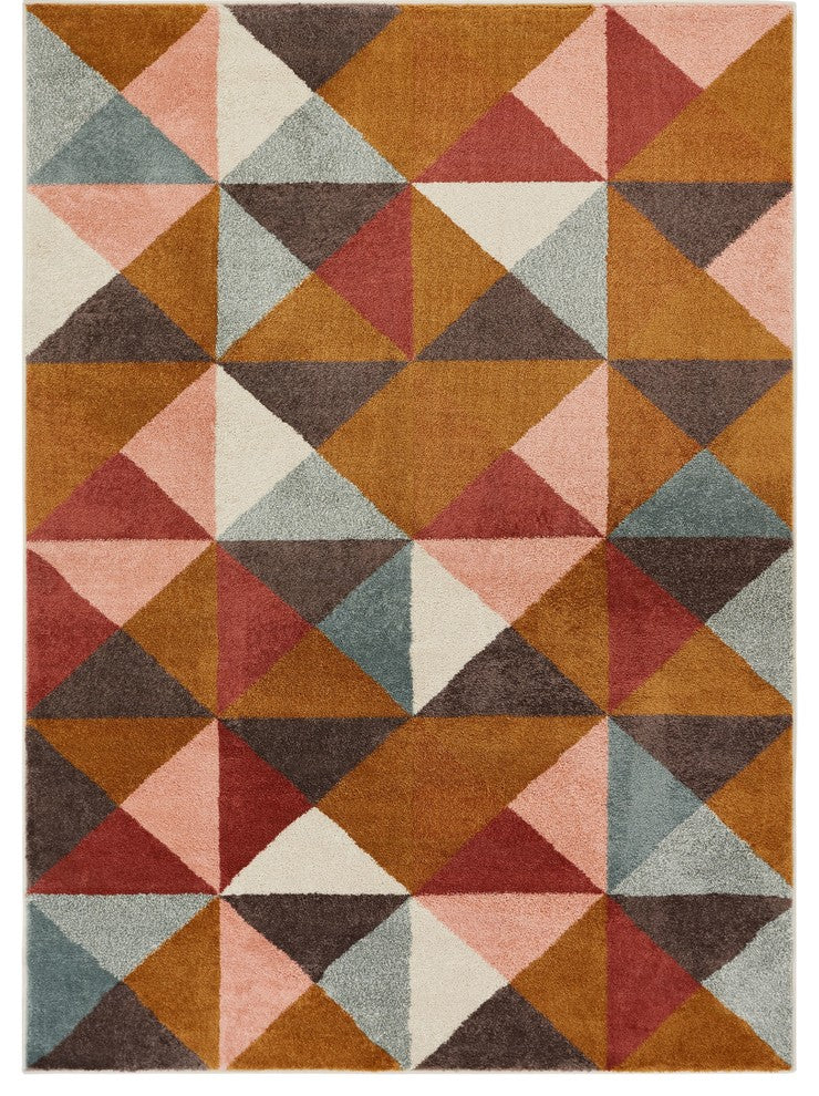 Well Woven Vettore Lexington Modern Geometric Triangles Multi Area Rug
