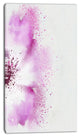 Abstract Purple Daisy Flower, Flowers Canvas Wall Artwork, 16"x32"