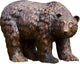 Rust Finish Garden Bear