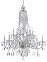 Crystorama Traditional Crystal 12-Light Chandelier