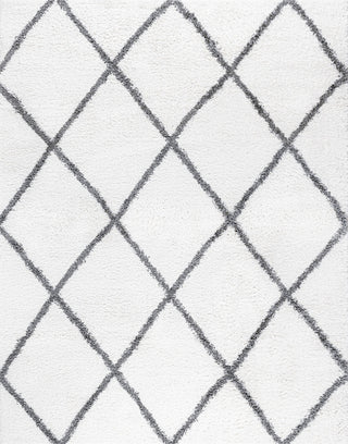 Derry Transitional Diamond Cream Rectangle Area Rug, 5'x7'