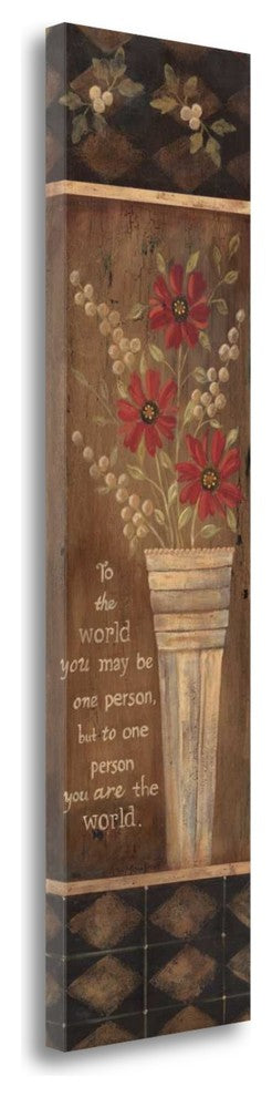 "To The World" By Jo Moulton, Giclee Print on Gallery Wrap Canvas, Ready to Hang