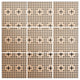 Deny Designs Holli Zollinger Dot and Plus Mudcloth Wood Wall Mural, 4'x4'