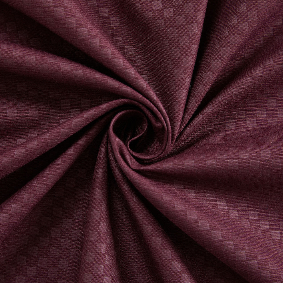 Tobol 6 Piece Embossed Sheet Set, Wine, Queen