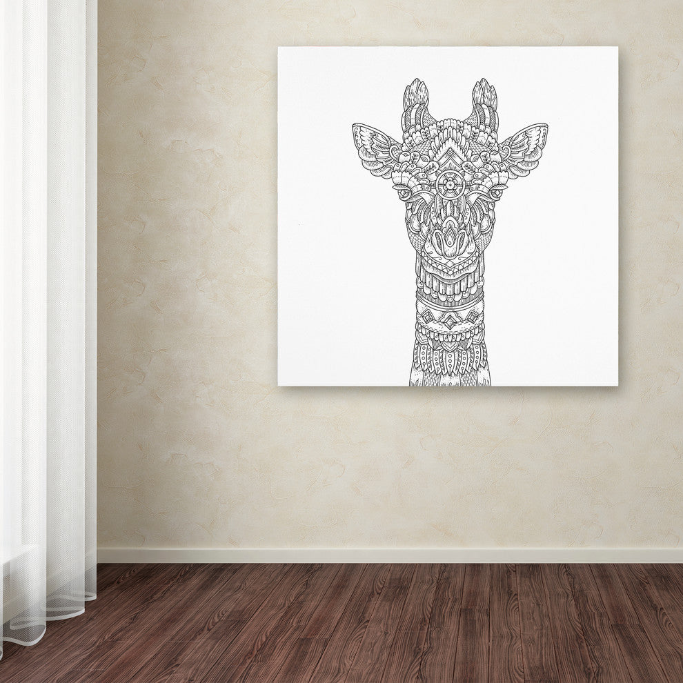 Filippo Cardu 'Spirit Animals 9' Canvas Art, 14x14