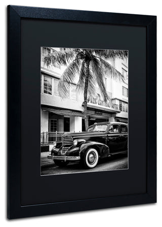 Philippe Hugonnard 'Classic Car Miami Beach' Matted Framed Art, 16x20