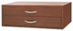 Organized Living freedomRail Double Hang O-Box 2 Drawer, Modern Cherry