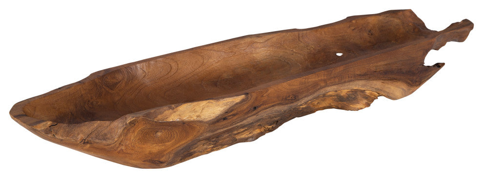 Uttermost Teak Leaf Bowl