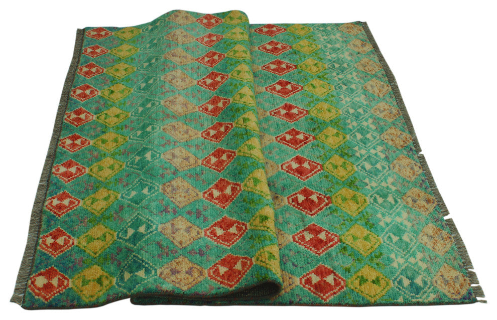 Balochi Anitza Green Rug