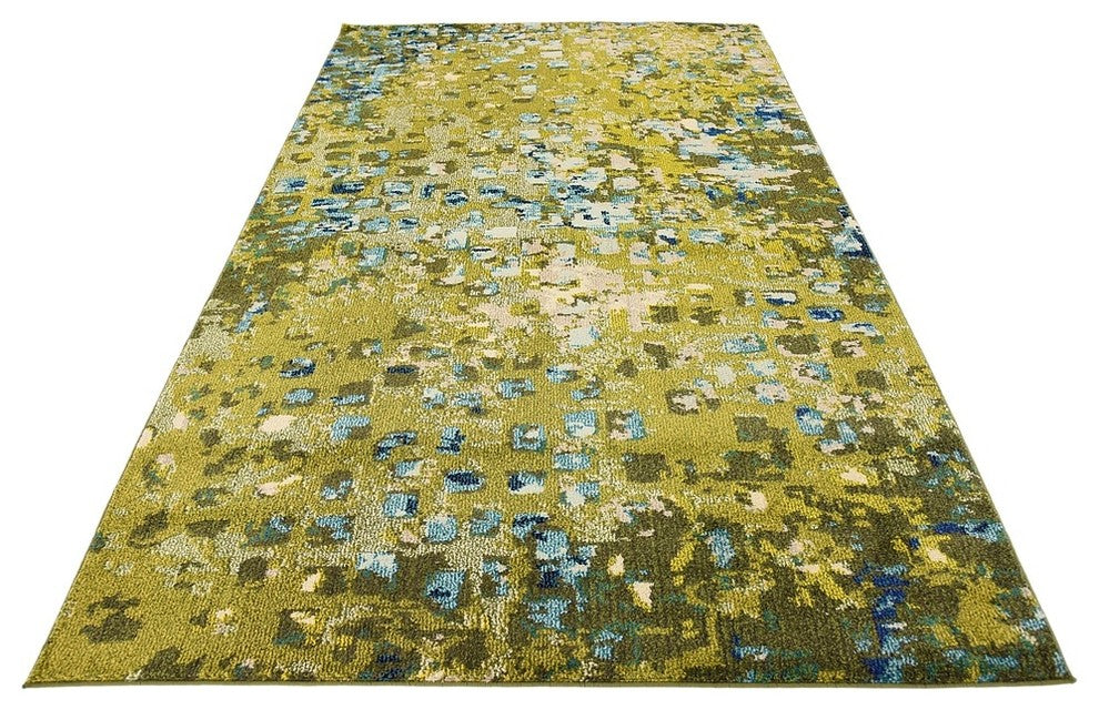 Unique Loom Green Jardin Ivy 5' 0 x 8' 0 Area Rug