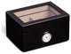 All With Time Watch Box, Double Slot, Black Wood
