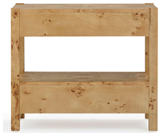 Brandyss Nightstand, Honey Burl