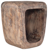 Uttermost Loophole Bleached Wash Accent Stool