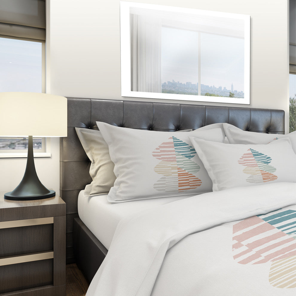 Abstract Orange Drops Meditate Iv Duvet Cover Set, Twin