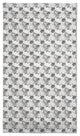 Simple Floral Gray 58 x 102 Outdoor Tablecloth
