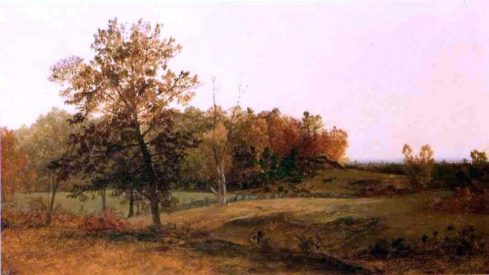 John Frederick Kensett Autumn Landscape Wall Decal