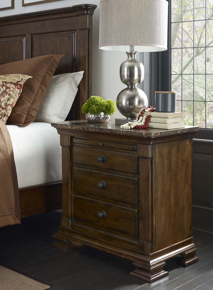 Kincaid Portolone Nightstand, Rich Truffle