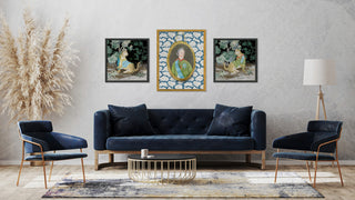 Gentleman 2 Fine Art Print, Gold, 36"x30"
