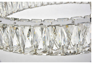 Monroe Integrated LED Chip Light Chrome Chandelier