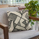 Plutus Black Beige Architecture Geometric Luxury Throw Pillow, 26"x26"