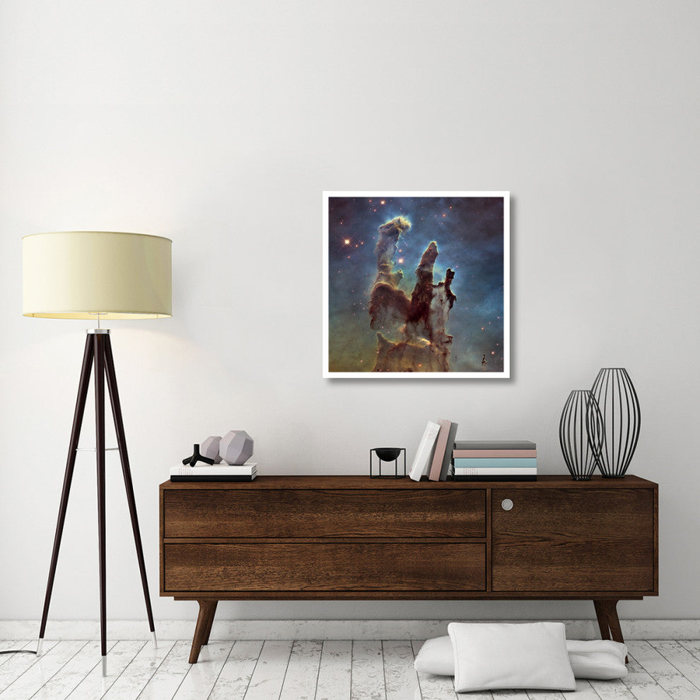 "2014 Hubble WFC3/UVIS Image of M16 - Pillars of Creation" Paper Art, 32"x32"