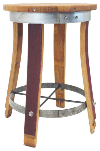 Swivel Top Wine Barrel Stool, 30