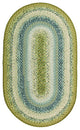 Homespice Decor Seascape Cotton Braided Rug 8' x 10' (Oval)