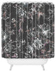 Pattern State Floral Charcoal Shower Curtain
