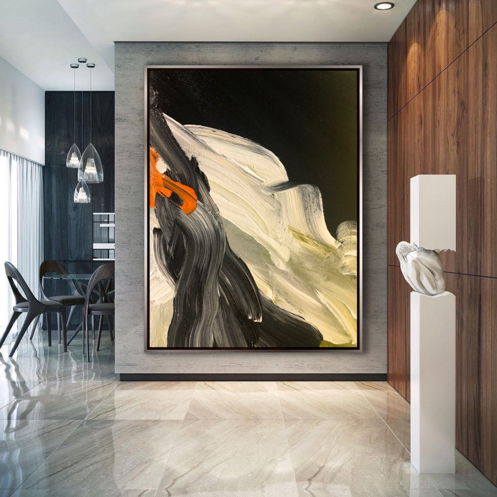 "Cozy" 60x48 inches Contemporary Art Large Modern Painting Wall Art Decor