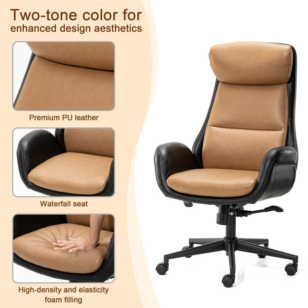 Gaslift Adjustable Swivel Back Office Chair