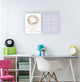 "Girls Will Be Girls Blue Plaid" 16x20, Stretched Canvas Wall Art