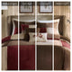 Madison Park Microsuede-Pieced Comforter 7-Piece Set, California King