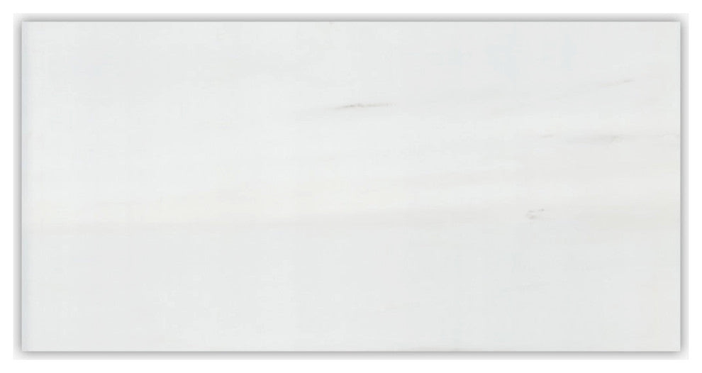 Bianco Dolomiti Polished 3x6 Marble Tile
