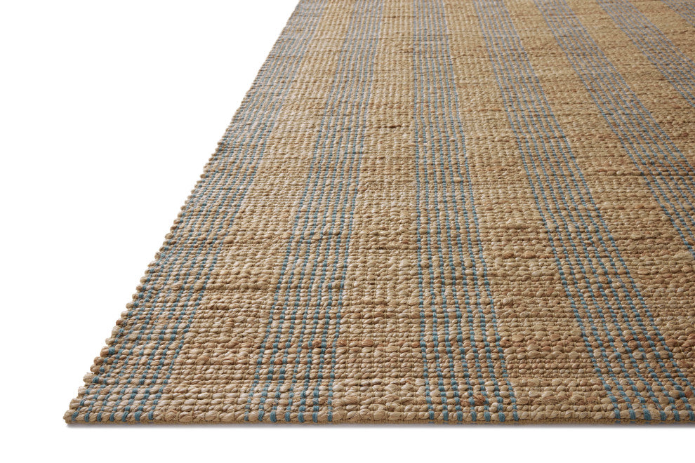 Chris Loves Julia x Loloi Judy Natural / Sky 7'-9" x 9'-9" Area Rug