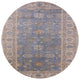 Ahgly Company Indoor Round Mid-Century Modern Area Rugs, 3' Round