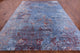 9' 1" X 12' 1" Modern Handmade Wool and Silk Rug Q6838