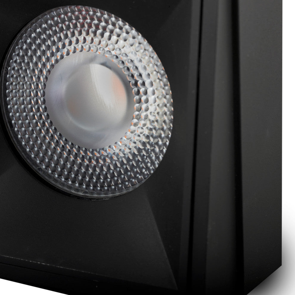 3.25" Square Integrated LED Surface Mounted Downlight Commercial Grade, Black