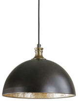 Placuna 1-Light Bronze Pendant