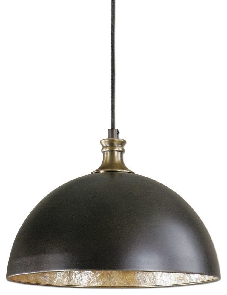 Placuna 1-Light Bronze Pendant
