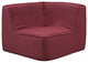 Modern Contemporary Living Room Upholstered Corner Sofa Berry