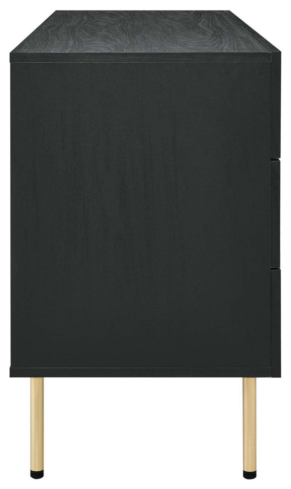 Chaucer 6-Drawer Dresser, Black