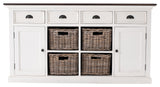 Halifax Accent Buffet with 4 Basket Set